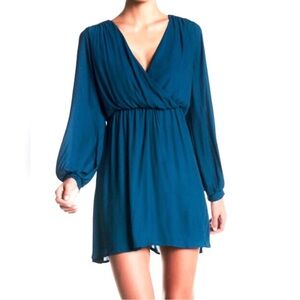 Teal blue Lush dress